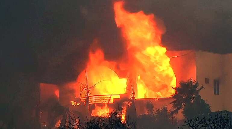 California's wildfires force numerous people to flee their homes
