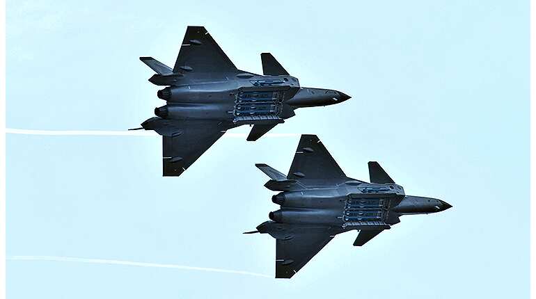 China displays J-20 jet missiles for the first time at airshow: Report
