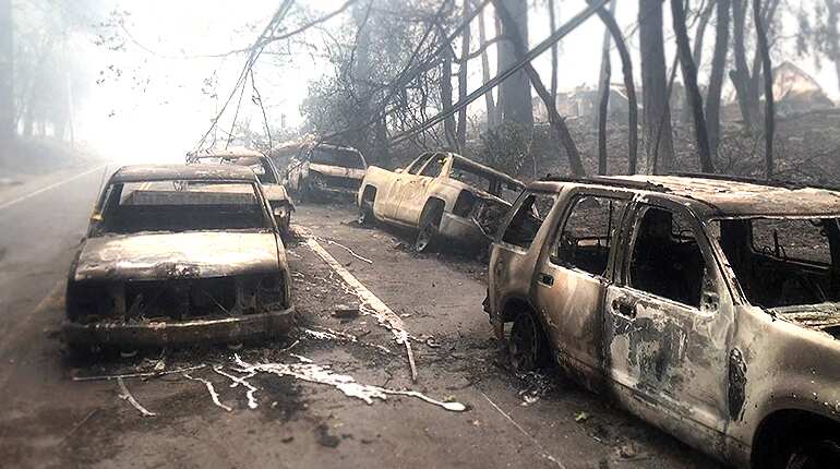 Hell in Paradise: Entire town wiped off map after wildfire