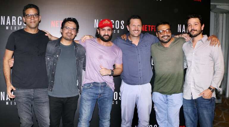 'Sacred Games' cast just partied with 'Narcos' cast in Mumbai over the weekend; see pics