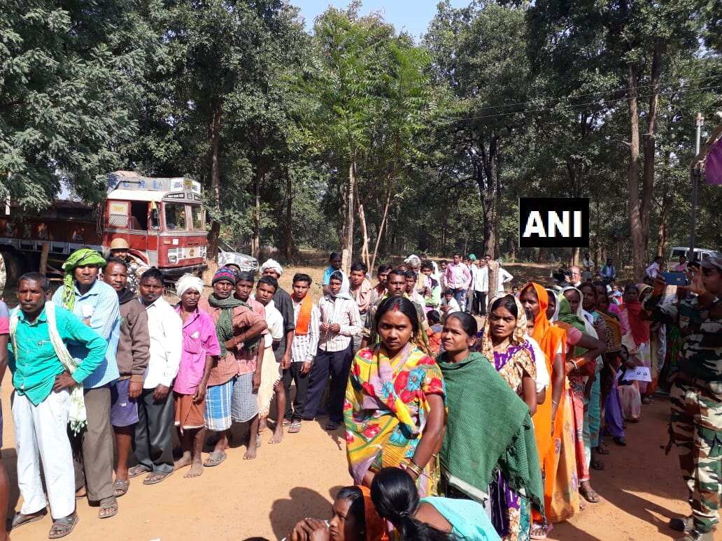 Chhattisgarh elections: Voter turnout recorded at 70% as 1st phase of polling ends Chhattisgarh elections: Voter turnout recorded at 70% as 1st phase of polling ends
