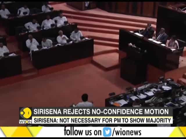 Chaotic Sri Lankan parliament rejects President's chosen PM