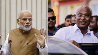 PM Modi embraces Maldives as new leader Solih takes office