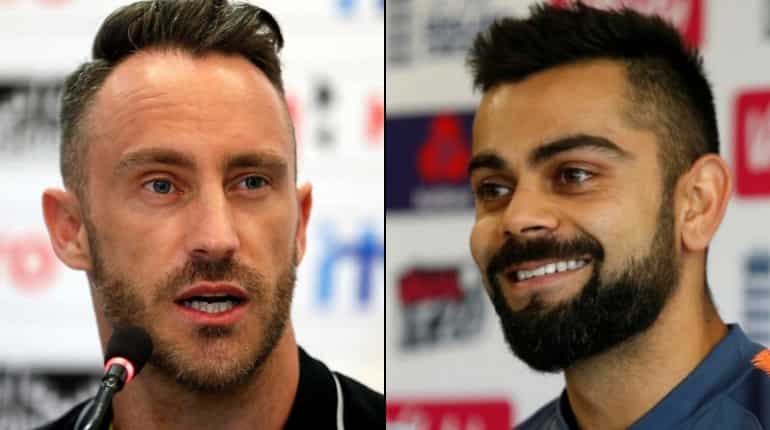 Faf du Plessis suggests Australian team to avoid confrontation with Virat Kohli