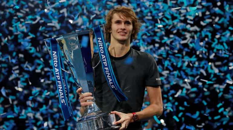 Alexander Zverev stuns Novak Djokovic to claim ATP Finals title Alexander Zverev stuns Novak Djokovic to claim ATP Finals title