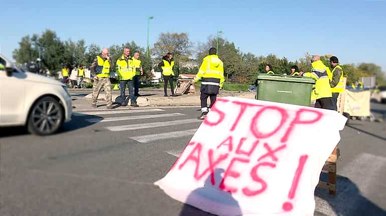 Yellow vest protest movement continues in southern France