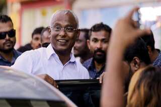 In first visit to foreign country after taking over, Maldives President Solih arrives in India    