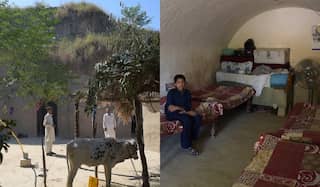 In Pakistani village, home is where the cave is
