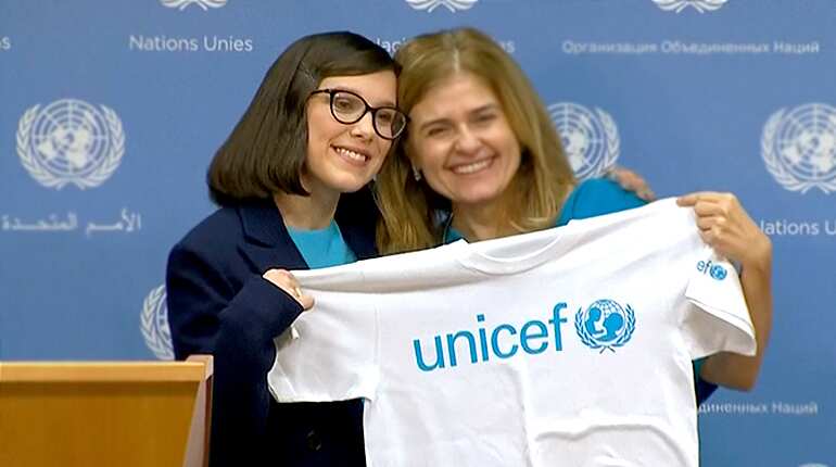 Millie Bobby Brown becomes UNICEF's youngest Goodwill Ambassador