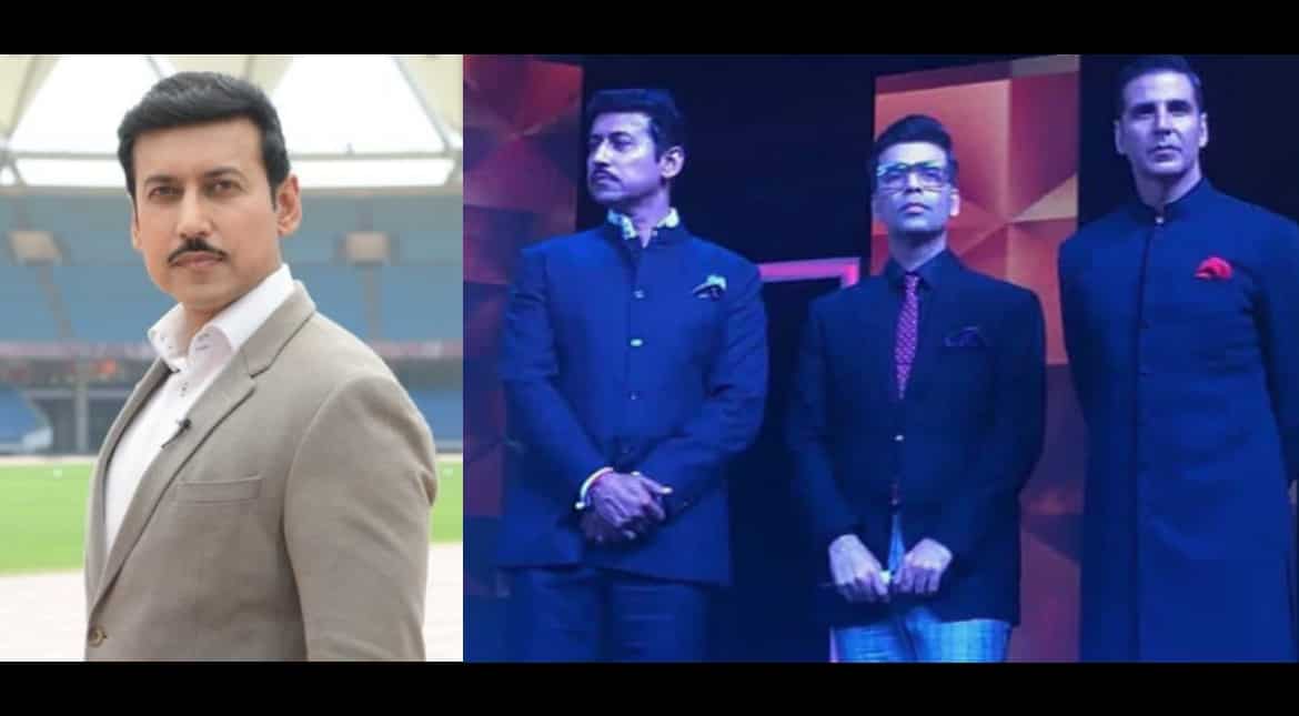 Rajyavardhan Rathore wants Karan Johar as director for his biopic film Rajyavardhan Rathore wants Karan Johar as director for his biopic film