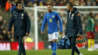 Brazil's Neymar says injury not serious