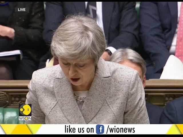 Theresa May addresses House of Commons