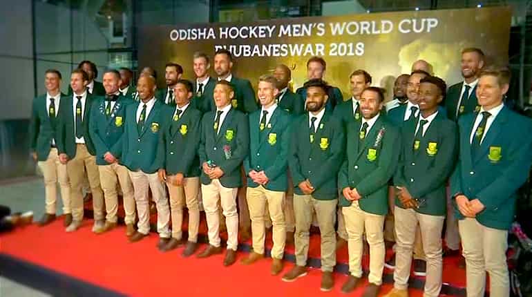 France, South Africa men’s hockey teams arrive in India for World cup