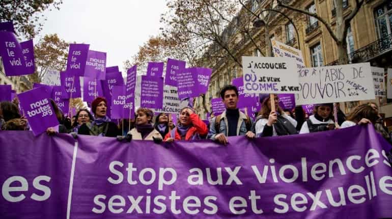 Thousands protest in 'feminist tidal wave' against sexual violence
