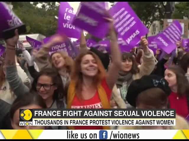Thousands demonstrate against sexual violence at Paris protest