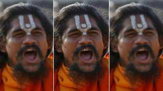 Ayodhya tense as thousands gather for VHP's Ram temple push