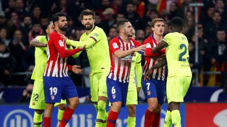 Dembele salvages Barcelona late draw at Atletico Dembele salvages Barcelona late draw at Atletico
