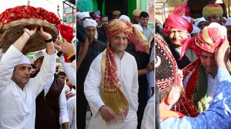 After many temple visits, Rahul Gandhi visits Ajmer dargah After many temple visits, Rahul Gandhi visits Ajmer dargah
