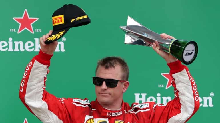 Kimi Raikkonen retires from final race for Ferrari Kimi Raikkonen retires from final race for Ferrari