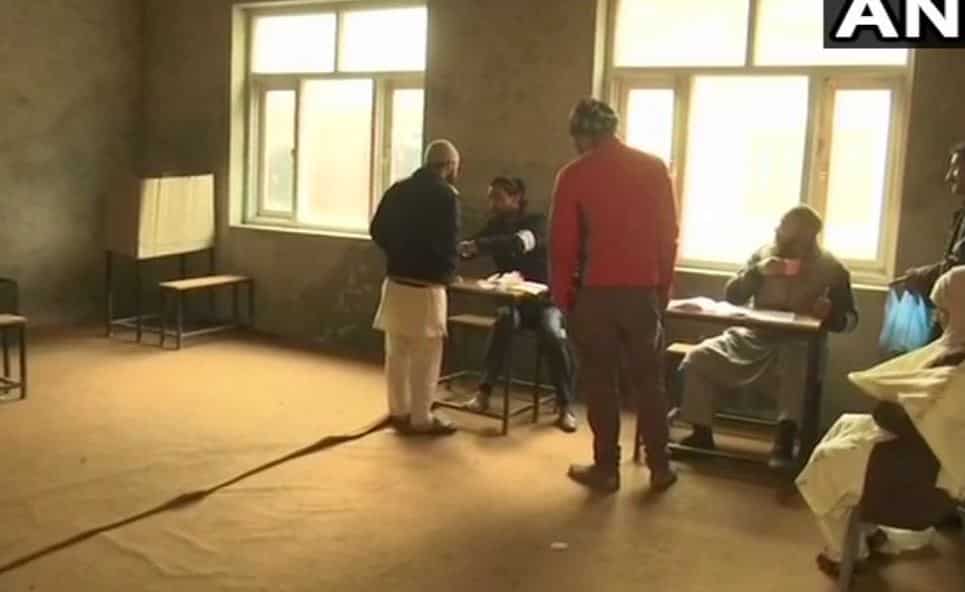 Voting underway for fourth-phase of JK panchayat polls