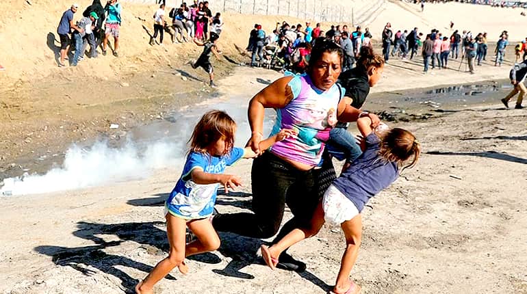 Watch: 'There were children,' says migrant mother tear-gassed at US border