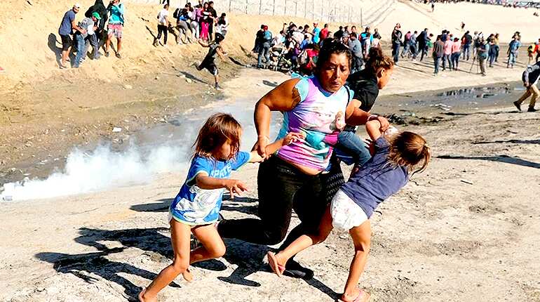 Watch: 'There were children,' says migrant mother tear-gassed at US border