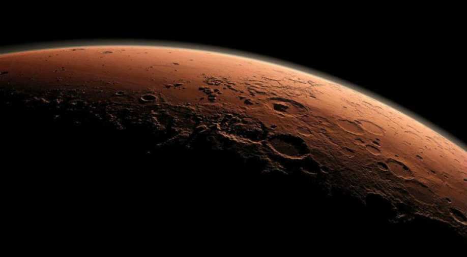 Spacecraft launch seen in outer space timelapse