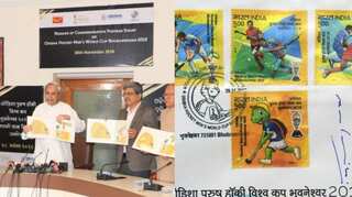 Odisha CM Naveen Patnaik releases commemorative postage stamps on Hockey World Cup