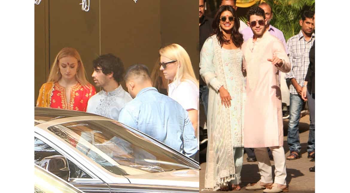 In pics: Priyanka Chopra, Nick Jonas and Sophie Turner at pre-wedding puja In pics: Priyanka Chopra, Nick Jonas and Sophie Turner at pre-wedding puja