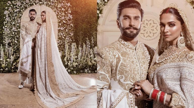 Deepika Padukone and Ranveer Singh look elegant at their Mumbai reception Deepika Padukone and Ranveer Singh look elegant at their Mumbai reception