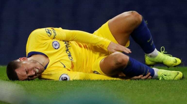 Chelsea's Hazard out of Europa game with ankle knock