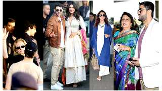 Priyanka Chopra, Nick Jonas and families leave for Jodhpur for wedding; see pics