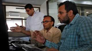 Sensex ends in green; rupee gains 13 paise