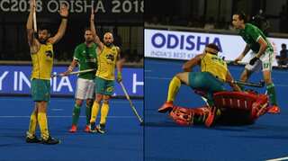 Defending champions Australia struggle past Ireland 2-1 in World Cup opener
