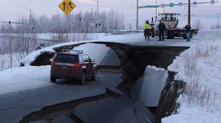 Powerful quake causes damage in Alaska; no injuries reported