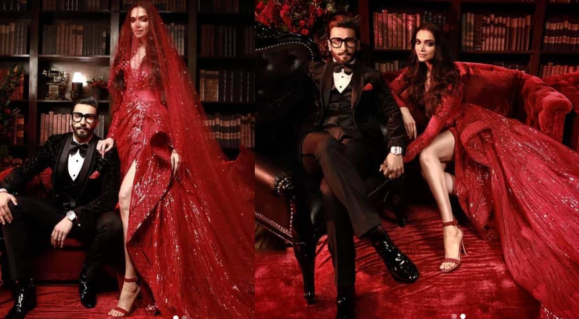 Deepika Padukone, Ranveer Singh look regal at their Mumbai reception Deepika Padukone, Ranveer Singh look regal at their Mumbai reception