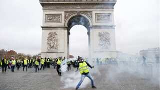 French police clash with 'yellow vest' protesters in Paris, 169 arrested