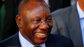 South Africa's Ramaphosa casts vote, vows to grow economy