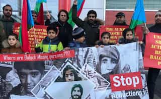 BRP in Germany protests enforced disappearance in Balochistan