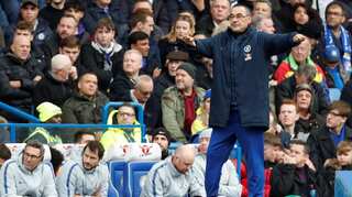 Sarri breathes easier as nervous Chelsea sink Fulham