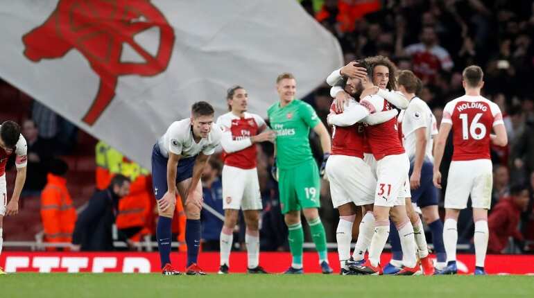 Arsenal come from behind to beat rivals Tottenham