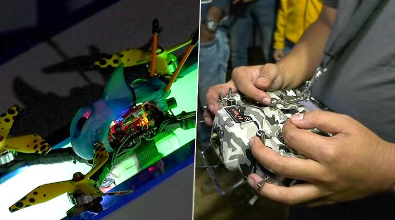 Drone racing competition wows India