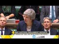 Theresa May suffers Parliament defeats