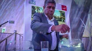 Shopping bag that dissolves in water in 3 min: Chilean innovator's bid to save oceans