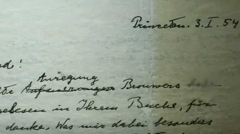 Watch: Einstein's letter in which he doubted God sold at record price