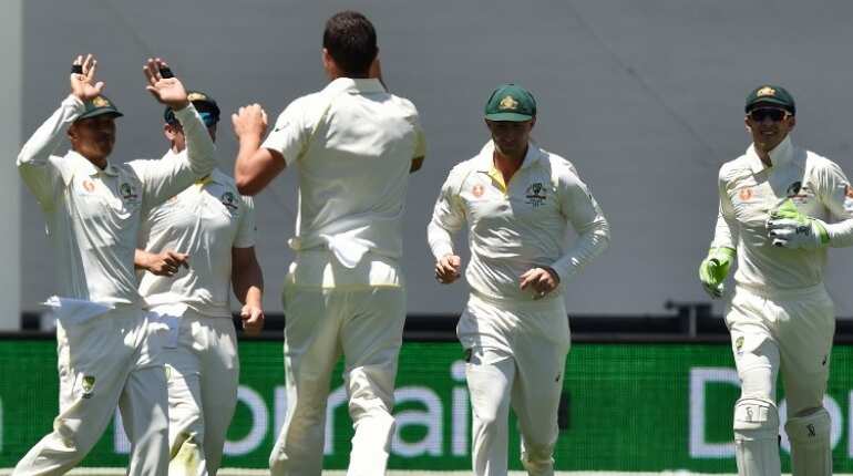 INDvsAUS, 1st Test, Day 1: India at 56-4 at lunch INDvsAUS, 1st Test, Day 1: India at 56-4 at lunch