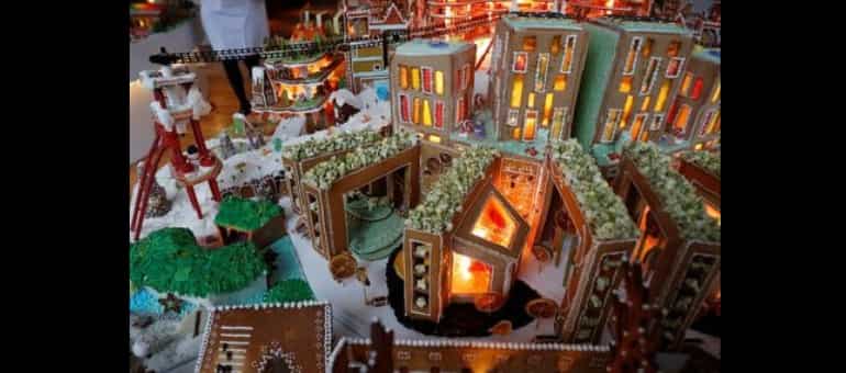 Architects build gingerbread city to whet appetite for design Architects build gingerbread city to whet appetite for design