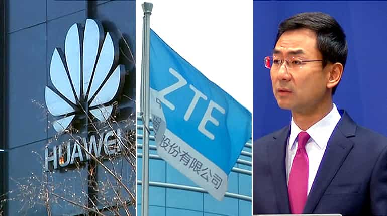 Serious concern over Japan planning to ban Huawei, ZTE: China