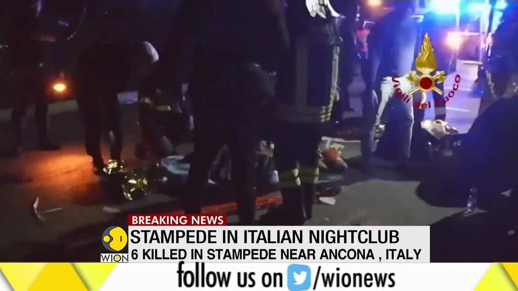 Stampede in Italian nightclub; 6 killed