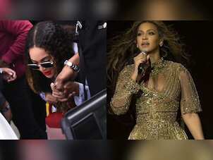 Beyonce shimmers in gold as she performs at Isha Ambani's pre-wedding festivities
